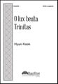 O Lux Beata Trinitas SATB choral sheet music cover